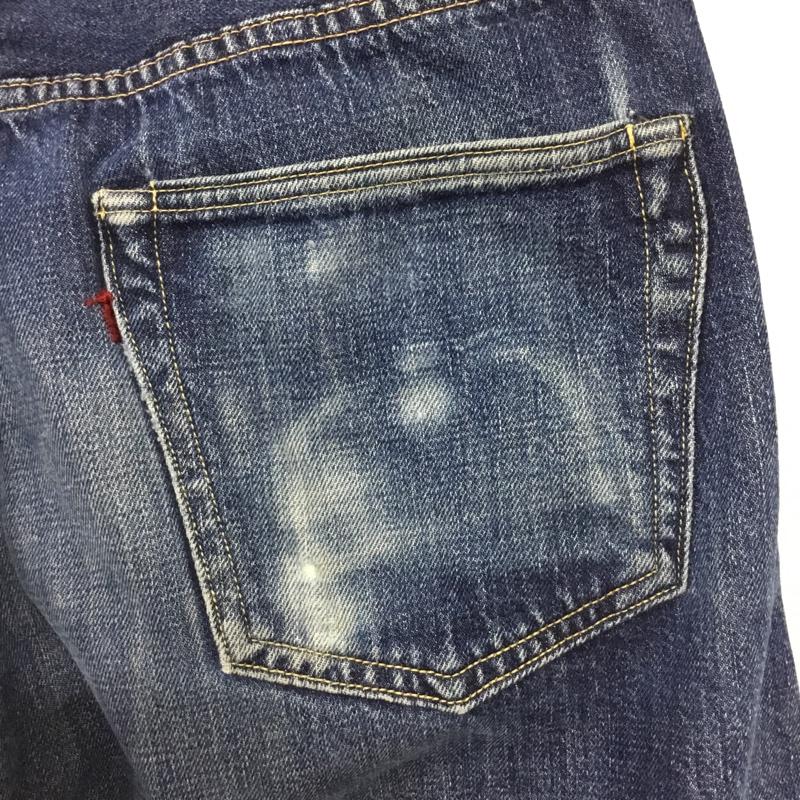 ウエアハウス WAREHOUSE パンツ デニム、ジーンズ デニムパンツ ストレートパンツ ワイドパンツ カジュアルパンツ 33インチ 無地 インディゴ / インディゴ /  メンズ USED 古着 中古 10109493