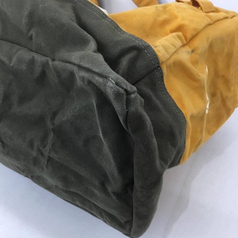 アベイシングエイプ A BATHING APE トートバッグ トートバッグ NGAP Wネーム 90s 90年代 ロゴ、文字 橙 / オレンジ / X カーキ / カーキ /  メンズ USED 古着 中古 10149898