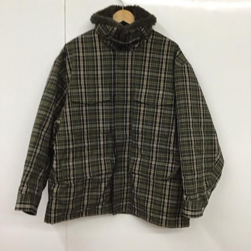 ジーユー GU ジャケット、上着 ジャケット、ブレザー 211-350459 ビューティフルピープルチェックボアブルゾン ジップアップジャケット L チェック マルチカラー / マルチカラー /  メンズ USED 古着 中古 10130715