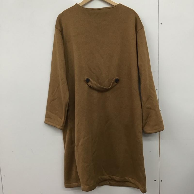 サマンサモスモス Samansa Mos2 ジャケット、上着 ジャンパー、ブルゾン 長袖ロングジャケット アウター ロングカーディガン L 無地 キャメル / キャメル /  レディース USED 古着 中古 10147118