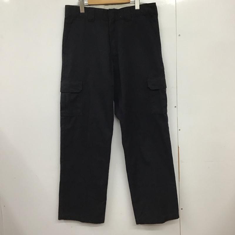 ディッキーズ Dickies パンツ ワークパンツ、ペインターパンツ カーゴパンツ ミリタリーパンツ ワイドパンツ 41インチ 無地 黒 / ブラック /  メンズ USED 古着 中古 10150986