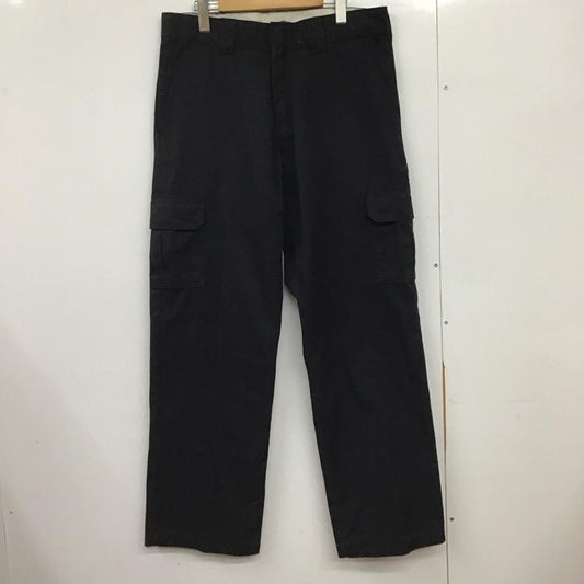 ディッキーズ Dickies パンツ ワークパンツ、ペインターパンツ カーゴパンツ ミリタリーパンツ ワイドパンツ 41インチ 無地 黒 / ブラック /  メンズ USED 古着 中古 10150986