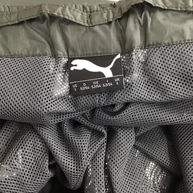 プーマ PUMA パンツ ショートパンツ ナイロンパンツ カジュアルパンツ ショートパンツ ジャージ ワイドパンツ ストレートパンツ L 無地 灰 / グレー /  メンズ USED 古着 中古 10114662