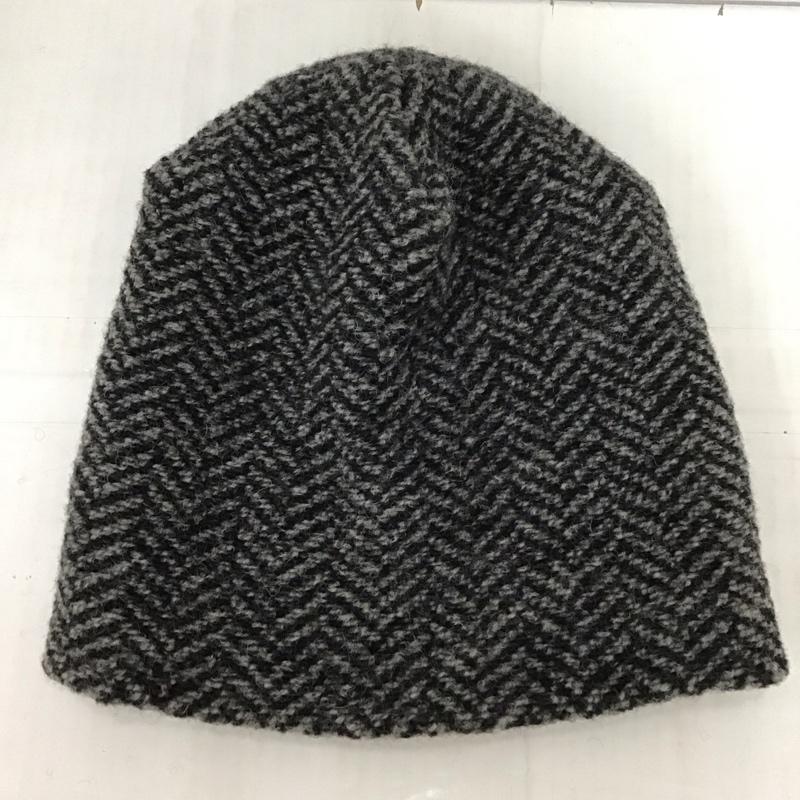 エンジニアードガーメンツ Engineered Garments 帽子 ニット帽 ヘリンボーン  黒 / ブラック / X 灰 / グレー /  メンズ USED 古着 中古 10111527