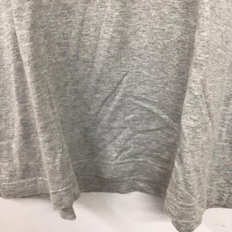 ラコステ LACOSTE Tシャツ 半袖 半袖カットソー 無地Tシャツ Vネックカットソー 5 ロゴ、文字 灰 / グレー /  メンズ USED 古着 中古 10132335