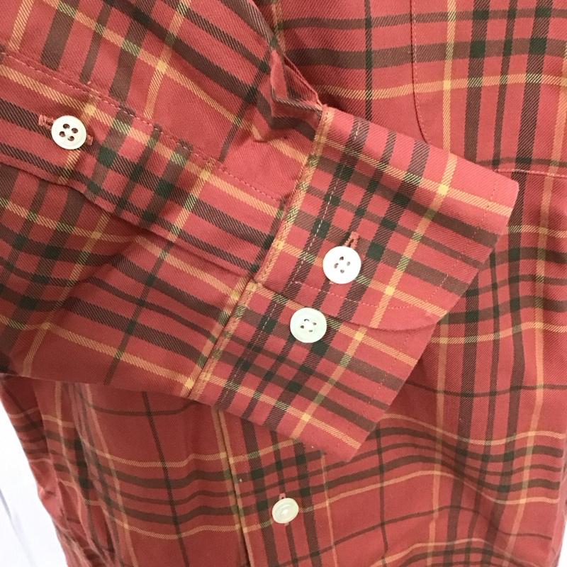 ブルックスブラザーズ BROOKS BROTHERS シャツ、ブラウス 長袖 ボタンダウンシャツ M チェック マルチカラー / マルチカラー /  メンズ USED 古着 中古 10111379
