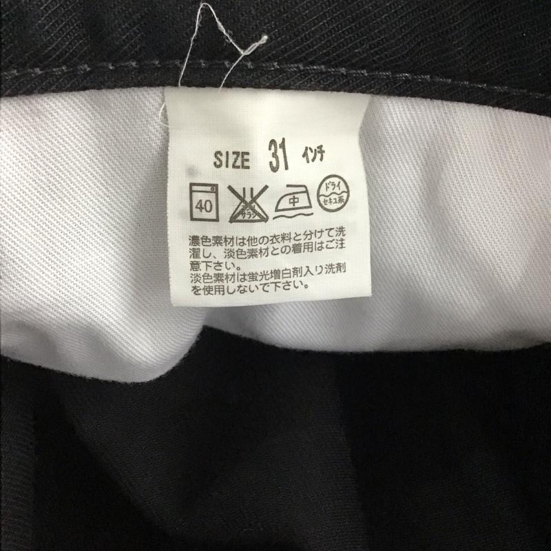 リーバイス Levi s パンツ デニム、ジーンズ デニムパンツ スリムパンツ カジュアルパンツ ストレッチパンツ 31インチ 無地 黒 / ブラック /  メンズ USED 古着 中古 10142335