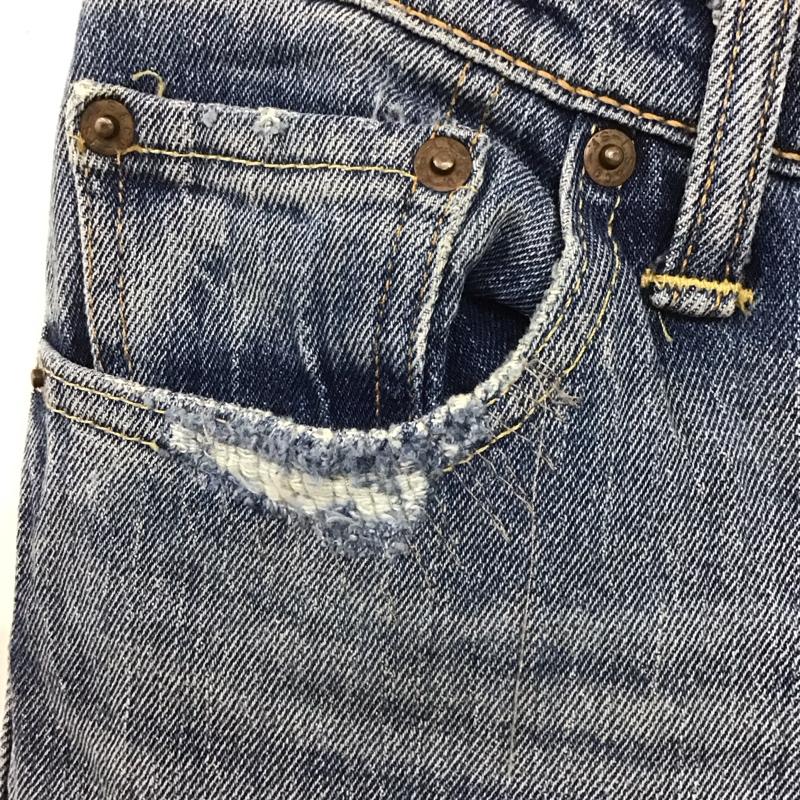 リーバイス Levi s パンツ デニム、ジーンズ デニムパンツ スリムパンツ カジュアルジーンズ ダメージ加工 28インチ レディース USED 古着 中古 10107141