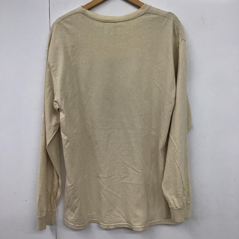 スラッシャー THRASHER Tシャツ 長袖 L ロゴ、文字 ベージュ / ベージュ /  メンズ USED 古着 中古 10130150