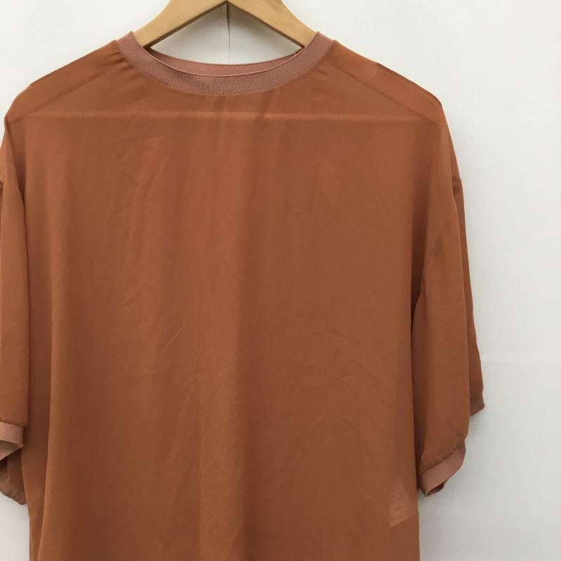 シンプリシテェ Simplicite カットソー 半袖 FREE 無地 キャメル / キャメル /  レディース USED 古着 中古 10137610