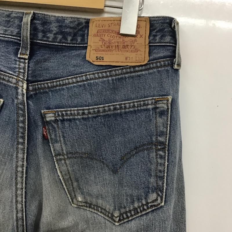 リーバイストラウスアンドコー Levi Strauss & co. パンツ デニム、ジーンズ デニムパンツ ワイドパンツ カジュアルパンツ 31インチ 無地 インディゴ / インディゴ /  メンズ USED 古着 中古 10129514