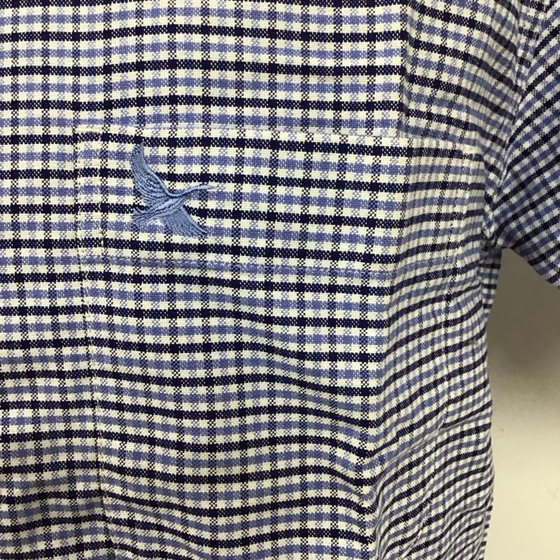 エディーバウアー Eddie Bauer シャツ、ブラウス 半袖 半袖シャツ チェックシャツ ボタンダウンシャツ S チェック マルチカラー / マルチカラー /  メンズ USED 古着 中古 10111128