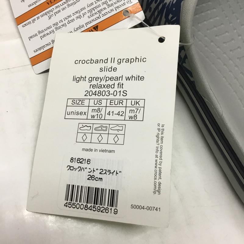 クロックス crocs サンダル サンダル クロックバンド スライド 26.0cm 無地 マルチカラー / マルチカラー /  メンズ USED 古着 中古 10119369