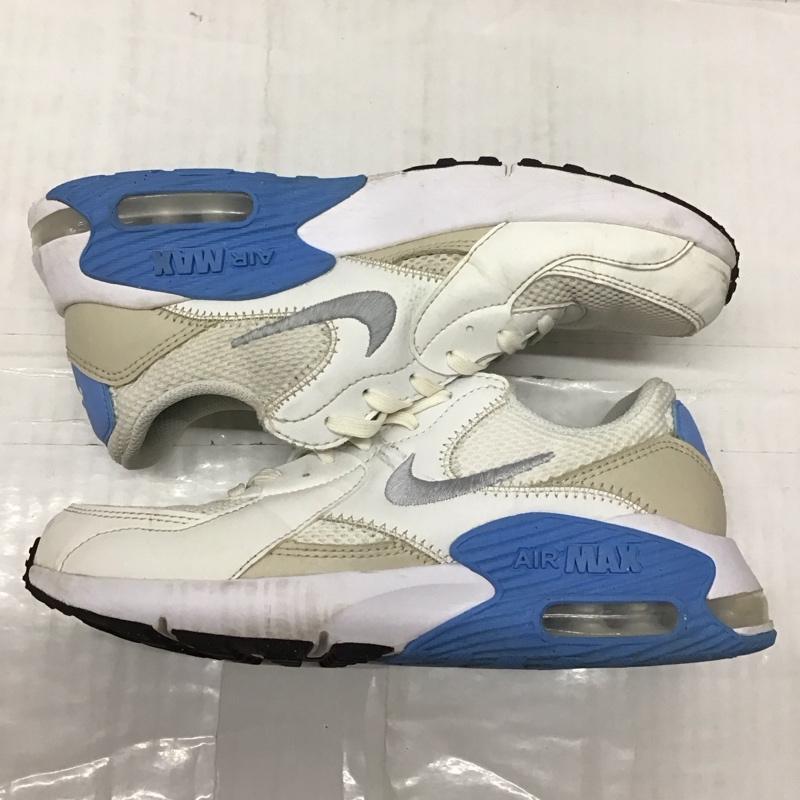 ナイキ NIKE スニーカー スニーカー CD5432-128 W AIRMAX EXCEE 24.5cm 24.5cm ロゴ、文字 白 / ホワイト / X 水色 / ライトブルー /  レディース USED 古着 中古 10115655
