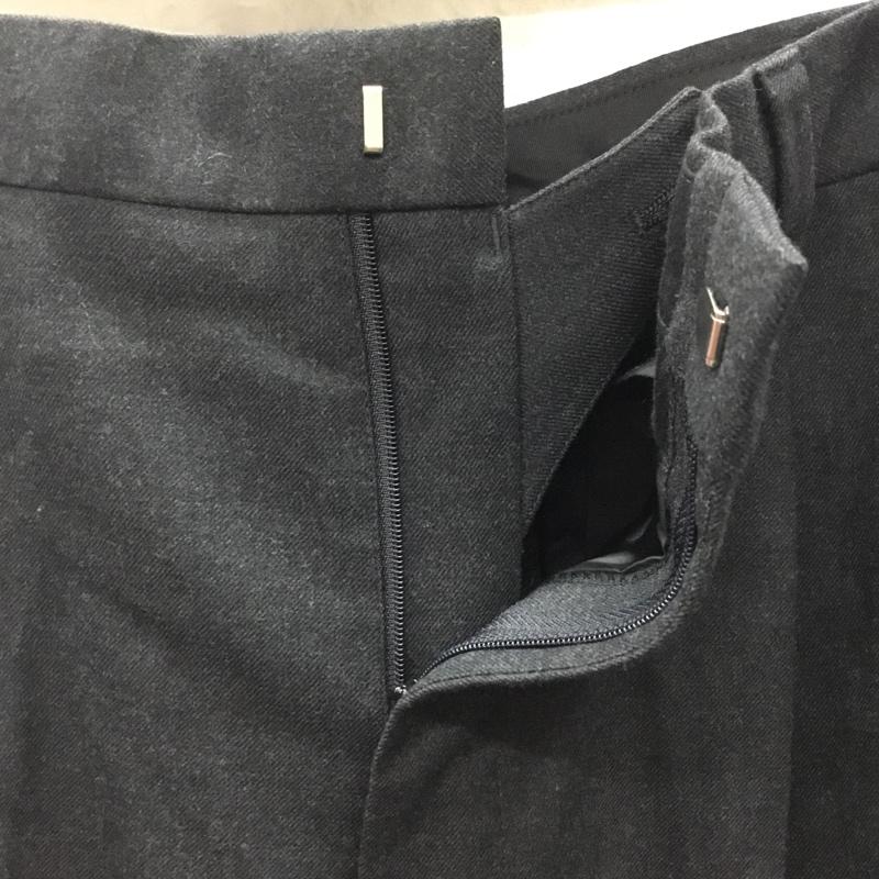 ブルックスブラザーズ BROOKS BROTHERS パンツ スラックス スラックスパンツ ワイドパンツ カジュアルパンツ センタータックパンツ 36 無地 黒 / ブラック /  メンズ USED 古着 中古 10122265