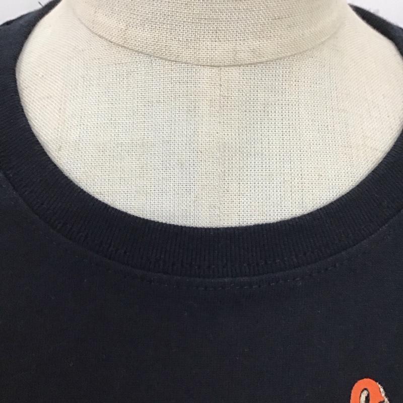 ヴァンソン VANSON Tシャツ 長袖 street track バックプリント ロンT 2 ロゴ、文字 黒 / ブラック /  レディース USED 古着 中古 10118236