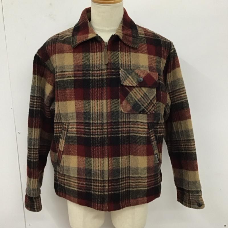ウールリッチ WOOLRICH ジャケット、上着 ジャケット、ブレザー 90s asics社製 ジップアップジャケット チェックジャケット 古着 S チェック マルチカラー / マルチカラー /  メンズ USED 古着 中古 10123583