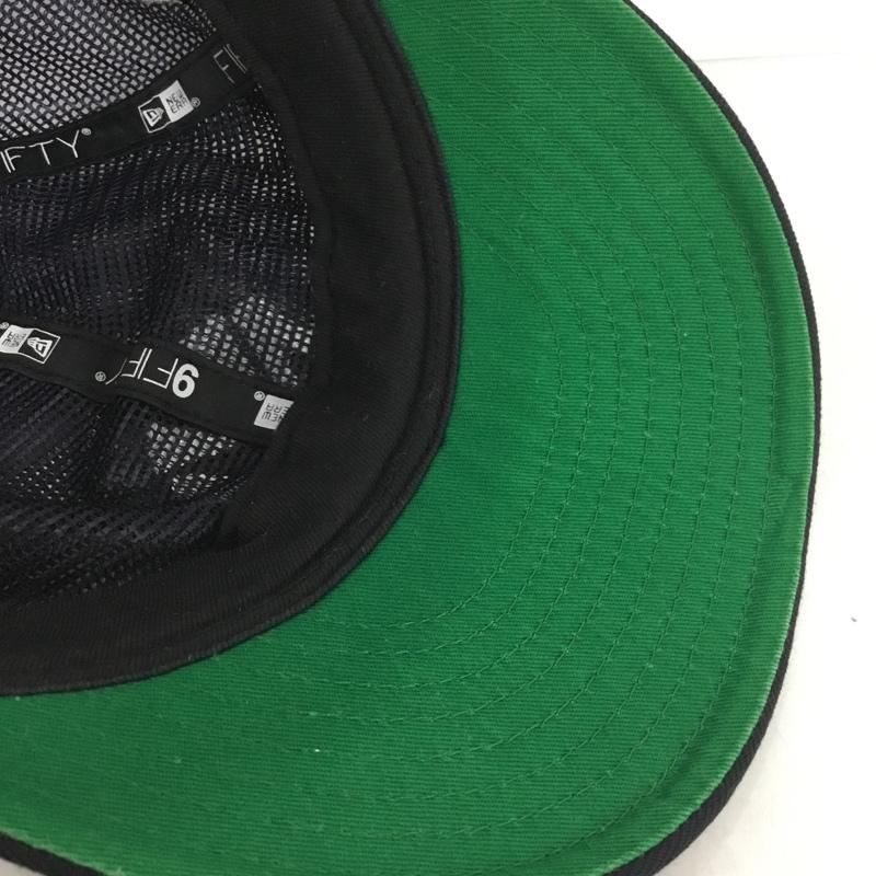 ニューエラ NEW ERA 帽子 キャップ NY ニューヨークヤンキース 9FIFTY メッシュ ロゴ、文字 紺 / ネイビー /  メンズ USED 古着 中古 10140430