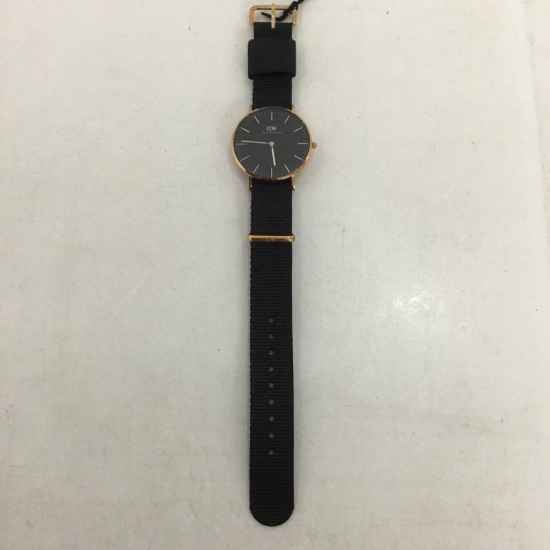 ダニエルウェリントン Daniel Wellington 腕時計 アナログ（クォーツ式） DW00100150 ロゴ、文字 黒 / ブラック /  レディース USED 古着 中古 10135212