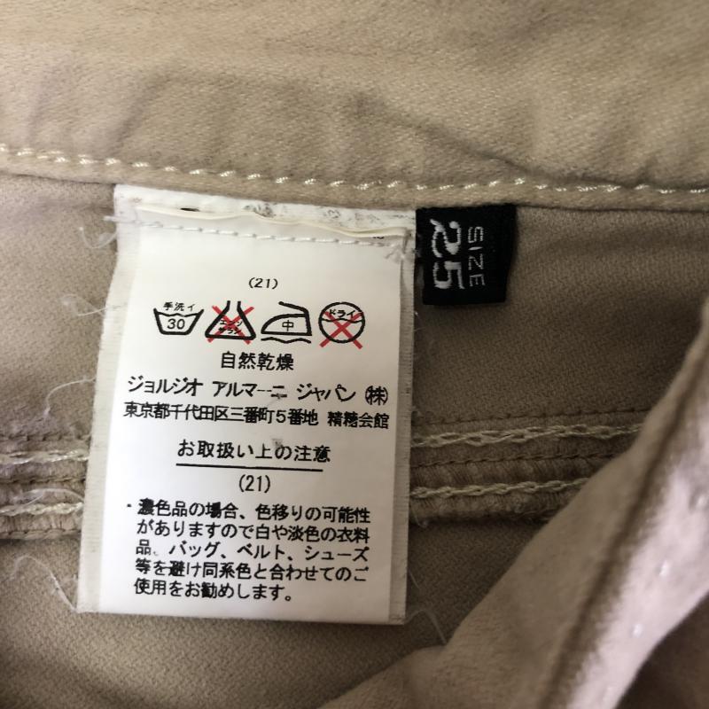 エンポリオアルマーニ EMPORIO ARMANI パンツ チノパン 無地 ベージュ / ベージュ /  メンズ USED 古着 中古 10004117