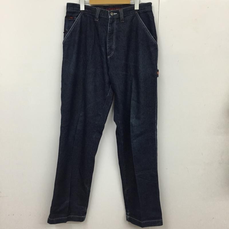 バンズ VANS パンツ デニム、ジーンズ デニムパンツ カーゴパンツ カジュアルパンツ ワイドパンツ 32インチ ロゴ、文字 インディゴ / インディゴ /  メンズ USED 古着 中古 10114103