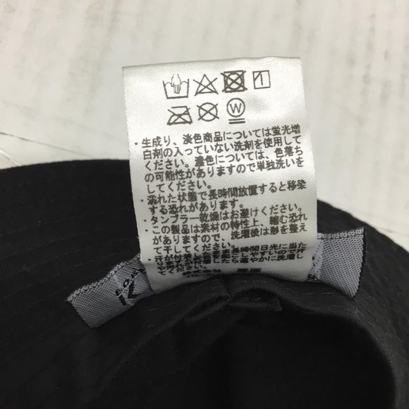 カンゴール KANGOL 帽子 ハット K4224HT WASHED BUCKET バケットハット ロゴ、文字 黒 / ブラック /  メンズ USED 古着 中古 10114733