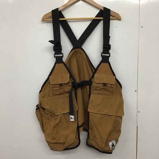 フリークスストア FREAK S STORE ベスト ベスト fsem012jk キャプテンスタッグ ファイヤープルーフダックバックベスト FREE 無地 ベージュ / ベージュ /  メンズ USED 古着 中古 10150890