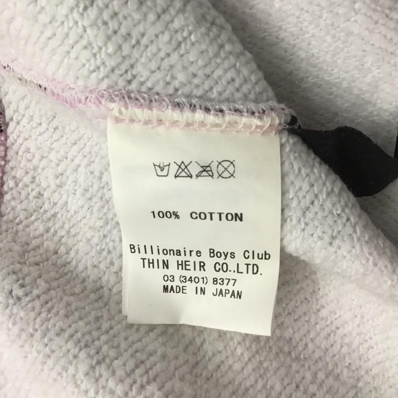ビリオネア・ボーイズ・クラブ BILLIONAIRE BOYS CLUB パーカー 長袖 タバコ XL ロゴ、文字 X プリント 桃 / ピンク /  メンズ USED 古着 中古 10105702