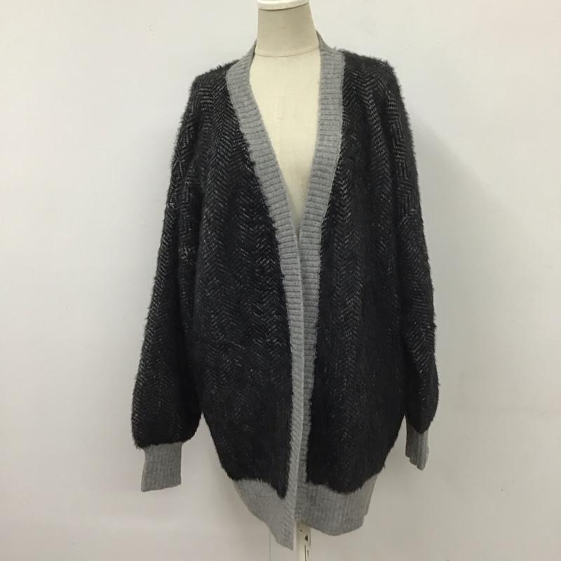 セレクトモカ select MOCA カーディガン 長袖  マルチカラー / マルチカラー /  レディース USED 古着 中古 10114168