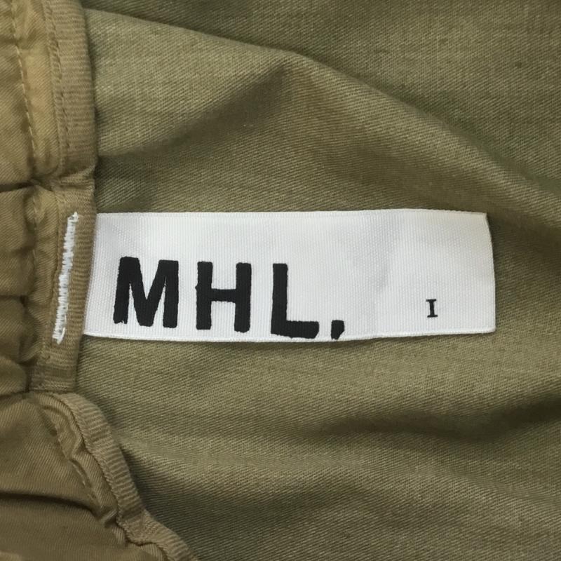 エムエイチエル MHL. スカート ひざ丈スカート 1 無地 ベージュ / ベージュ /  レディース USED 古着 中古 10110712