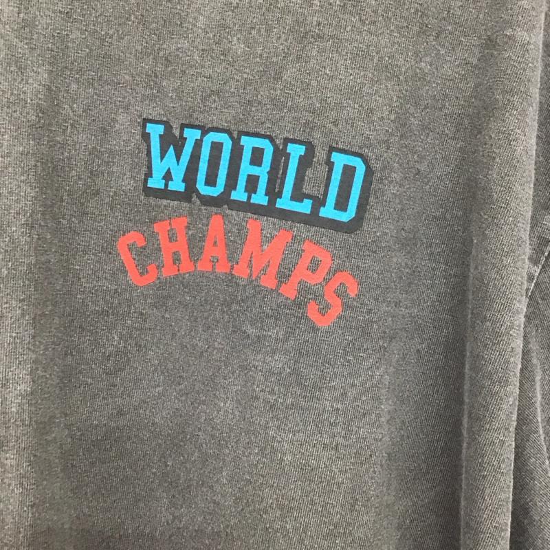 ラファイエット Lafayette Tシャツ 半袖 半袖カットソー プリントTシャツ クルーネックカットソー XL ロゴ、文字 黒 / ブラック /  メンズ USED 古着 中古 10131250