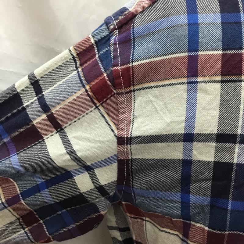 エディーバウアー Eddie Bauer シャツ、ブラウス 長袖 ボタンダウン 胸ポケット L チェック マルチカラー / マルチカラー /  メンズ USED 古着 中古 10116100