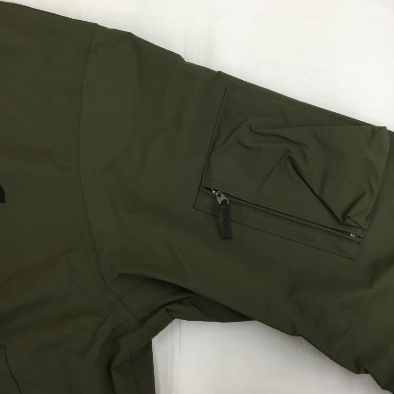 ザノースフェイス THE NORTH FACE ジャケット、上着 ジャンパー、ブルゾン WP BOMBER JACEKT ウォータープルーフ ボンバー ジャケット NP12437 タグ付 S ロゴ、文字 カーキ / カーキ /  メンズ USED 古着 中古 10108124