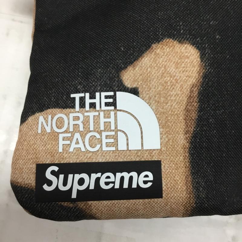 シュプリーム Supreme ショルダーバッグ ショルダーバッグ NM72154I Bleached Denim Print Shoulder Bag THE NORTH FACE サコッシュ ロゴ、文字 黒 / ブラック / X ベージュ / ベージュ /  メンズ USED 古着 中古 10106889