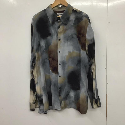 ザラ ZARA シャツ、ブラウス 長袖 長袖シャツ 総柄シャツ カラーシャツ XL プリント マルチカラー / マルチカラー /  メンズ USED 古着 中古 10140679