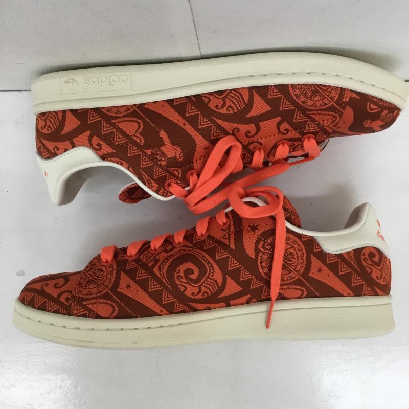 アディダス adidas スニーカー スニーカー HP5575 DISNEY モアナ スタンスミス 24.0cm 総柄 X キャラクター 橙 / オレンジ / X 白 / ホワイト /  レディース USED 古着 中古 10133473