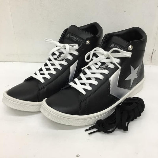 コンバース CONVERSE スニーカー スニーカー 34200960 PRO LEATHER HI MASTERMINDコラボ 28.0cm ロゴ、文字 黒 / ブラック / X 銀 / シルバー /  メンズ USED 古着 中古 10143892