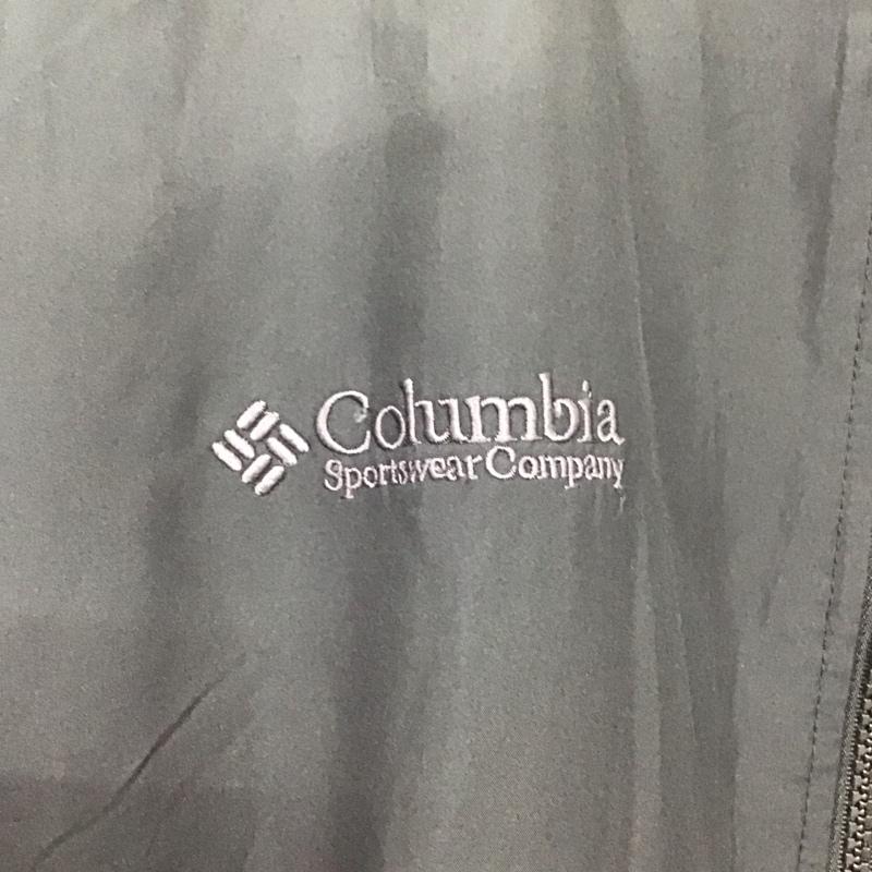 コロンビア Columbia ジャケット、上着 ジャケット、ブレザー ジップアップジャケット ナイロンジャケット アウター M ロゴ、文字 黒 / ブラック /  メンズ USED 古着 中古 10134705