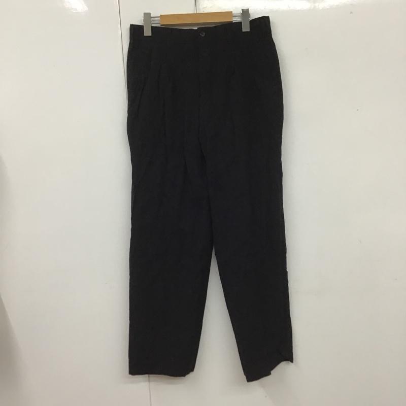 コムデギャルソンオムドゥ COMME des GARCONS HOMME DEUX パンツ スラックス スラックス ワイドパンツ カジュアルパンツ 90s L 無地 紺 / ネイビー /  メンズ USED 古着 中古 10105782