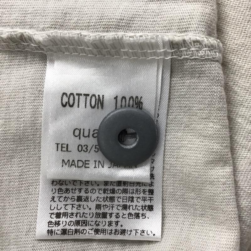 クオドロ quadro Tシャツ 長袖 2 無地 オフホワイト / オフホワイト /  メンズ USED 古着 中古 10131939