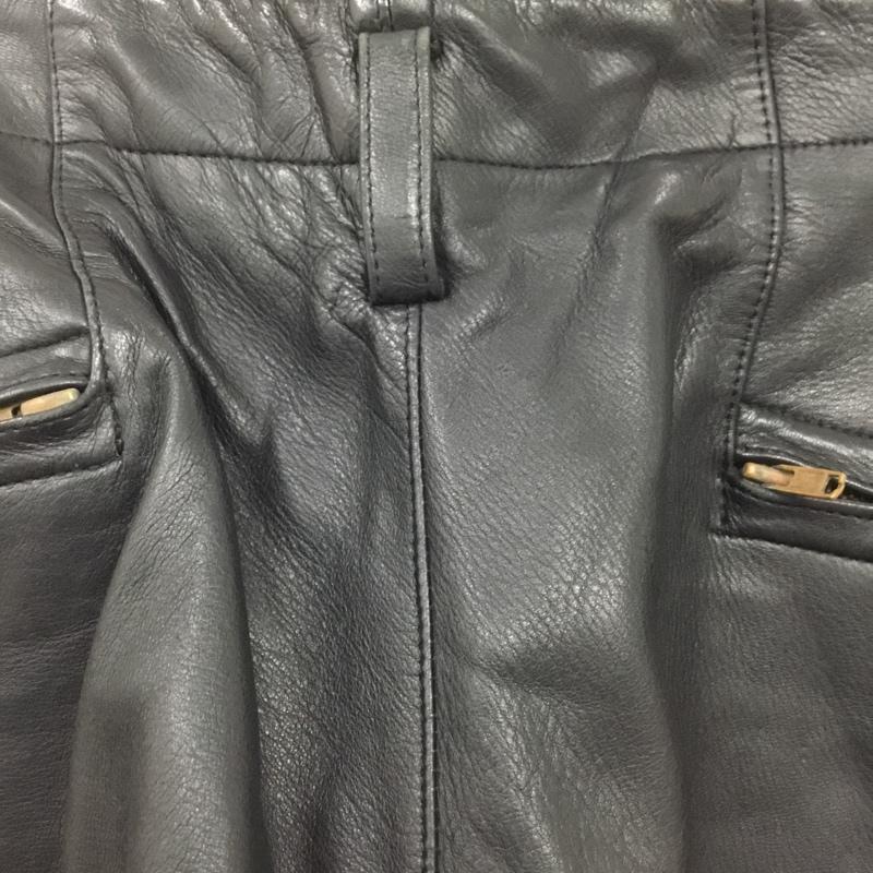 イッセイミヤケ ISSEY MIYAKE パンツ ワークパンツ、ペインターパンツ レザーパンツ ワイドパンツ 80s M 無地 黒 / ブラック /  メンズ USED 古着 中古 10120665