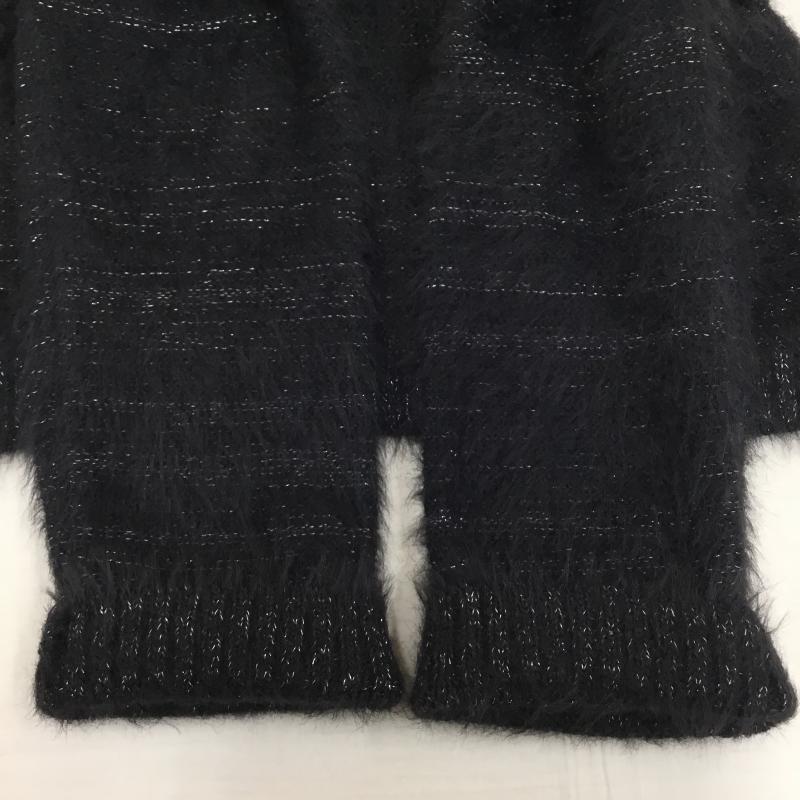 オペークドットクリップ OPAQUE.CLIP ニット、セーター 長袖 637-17081 M  黒 / ブラック /  レディース USED 古着 中古 10142215