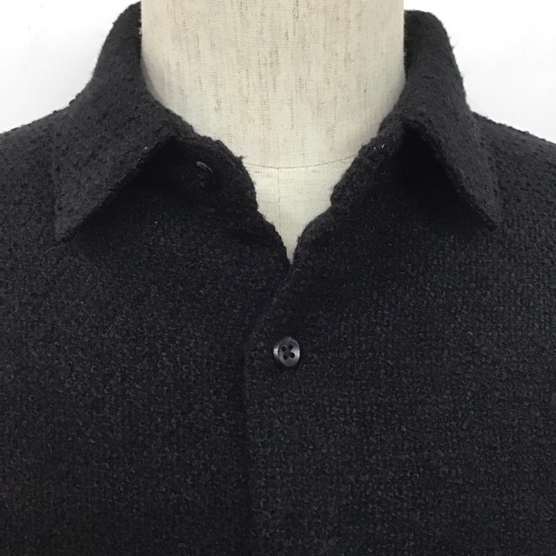 ハレ HARE シャツ、ブラウス 長袖 ha020091aa 長袖シャツ カラーシャツ カジュアルシャツ M 無地 黒 / ブラック /  メンズ USED 古着 中古 10107490