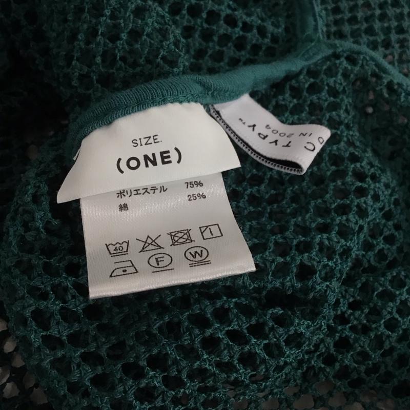 チャオパニックティピー CIAOPANIC TYPY カットソー 長袖 ONE SIZE 無地 緑 / グリーン /  レディース USED 古着 中古 10148787