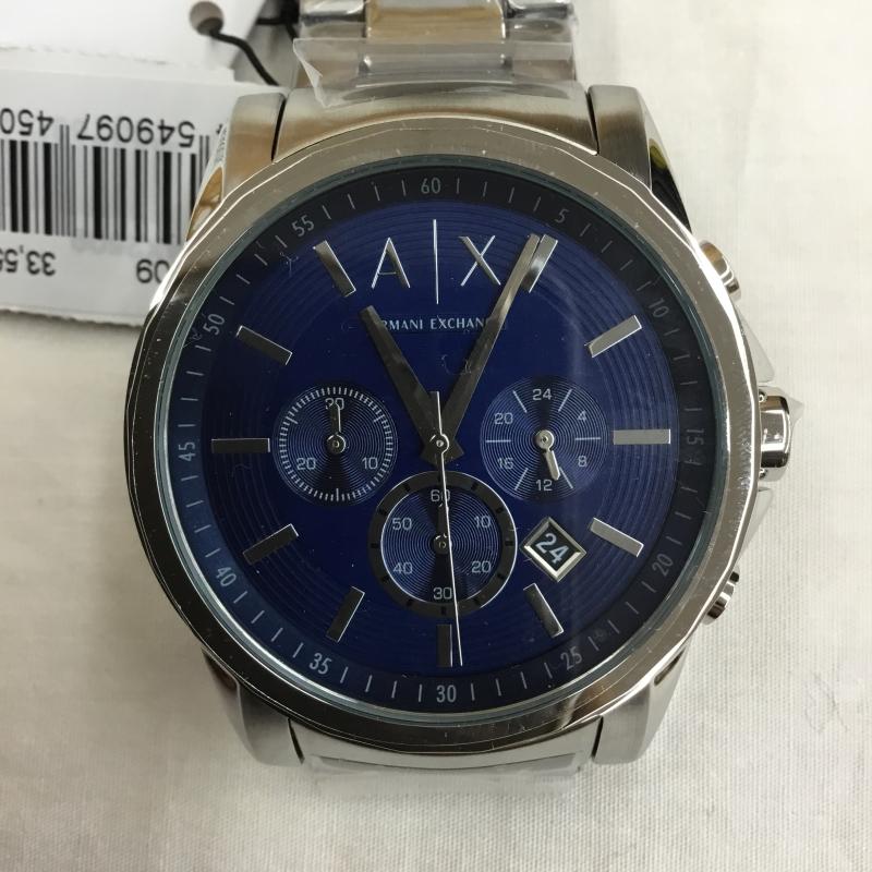 アルマーニエクスチェンジ ARMANI EXCHANGE 腕時計 アナログ（手巻き） AX2509 無地 銀 / シルバー /  メンズ USED 古着 中古 10143316