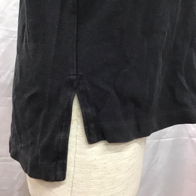 ポロラルフローレン POLO RALPH LAUREN ポロシャツ 長袖 長袖ポロシャツ カラーシャツ ロングスリーブカットソー S ロゴ、文字 黒 / ブラック /  メンズ USED 古着 中古 10116263