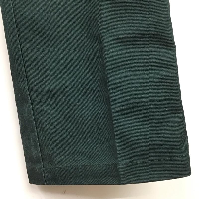 ディッキーズ Dickies パンツ ワークパンツ、ペインターパンツ ワークパンツ ワイドパンツ カジュアルパンツ 30インチ 無地 緑 / グリーン /  メンズ USED 古着 中古 10116403