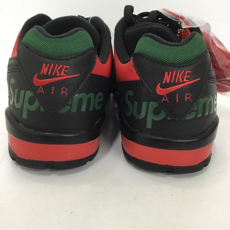 ナイキ NIKE スニーカー スニーカー CJ5291-001 AIR CROSS TRAINER 3 LOW SUPREME 21FW 21AW 箱有 27.5cm 27.5cm ロゴ、文字 黒 / ブラック / X 赤 / レッド / X 緑 / グリーン /  メンズ USED 古着 中古 10125084