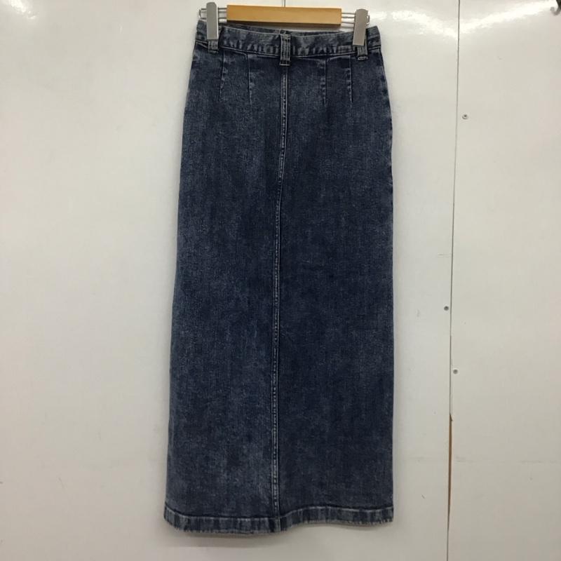 ココ ディール COCO DEAL スカート ロングスカート 1 無地 青 / ブルー /  レディース USED 古着 中古 10151100