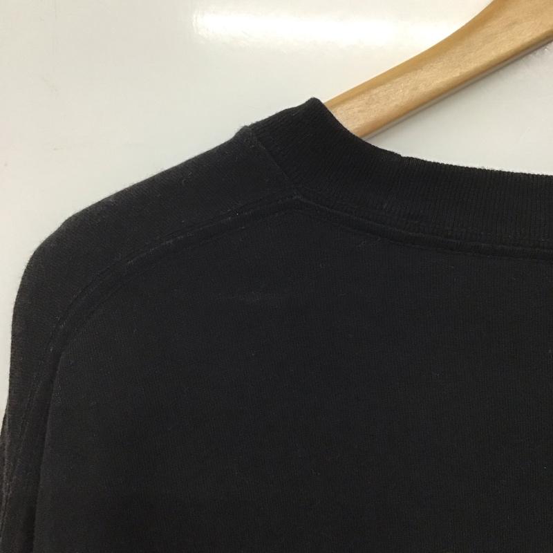 ハフ HUF カットソー 長袖 長袖カットソー プリントカットソー クルーネック XXL ロゴ、文字 黒 / ブラック /  メンズ USED 古着 中古 10145718